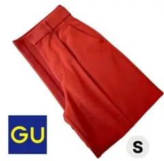 상태좋음 GU カジュアルパンツ レディース オレンジ S