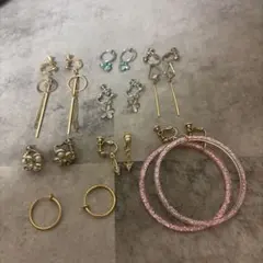 イヤリング ネックレス 11点セット