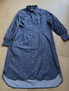 OJOUのコットンシャツワンピース