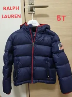 RALPH LAUREN ダウン ネイビー 5T 110㎝ ラルフローレン