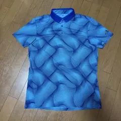 美品 アディダス adidas ポロシャツ ジオメトリック Ｌ ゴルフのサムネイル