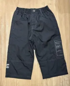 半分裏起毛　ブラックハーフパンツ 140サイズ