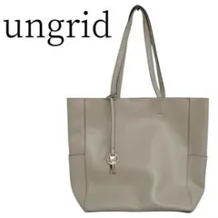ungrid アングリッド ベージュ トートバッグのサムネイル