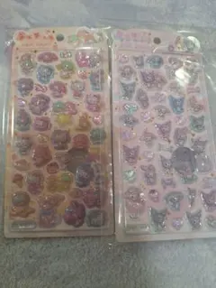 うるちゅるポップシール　マイメロ　クロミ　サンリオキャラクターズ　2枚セット