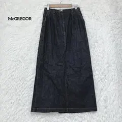 ヴィンテージ McGREGOR マックレガー ロングデニムスカート スリットありのサムネイル