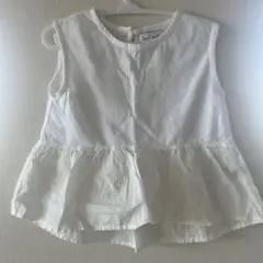 ノースリーブフリルシャツ　80-90cm