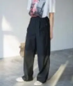 Spick & Span イージーカーゴパンツ ブラック