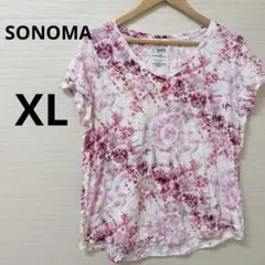 SONOMA（XL）The Everyday Tee ピンク系ダイダイ