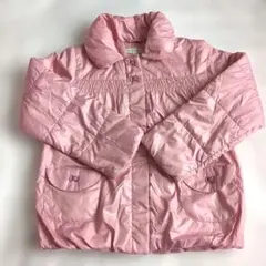 3can4on ピンク 中綿 アウター 140