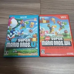 New スーパーマリオブラザーズ U & Wii 2本セット