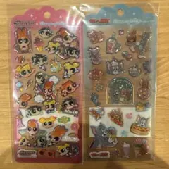 正規品　ドロップジェリーシール　パワーパフガールズ トムとジェリー