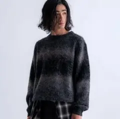 【完売品】SINSS ウールブレンドグラデーションニット Mのサムネイル