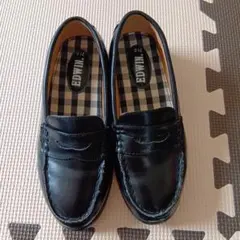 EDWIN ブラック ローファー 21センチ