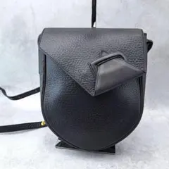 極美品✨】DELVAUX ショルダーバッグ クロスボディ ブラック D金具