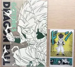 ドラゴンボール メタリックポストカード メタリックアクリルカード ゴテンクス