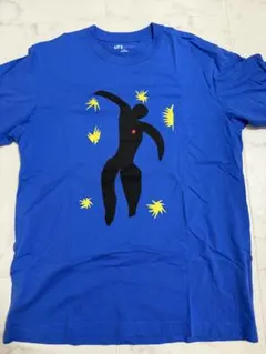 シャドーマン風tシャツ ブルー