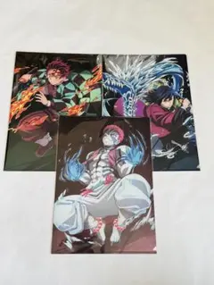 AJ アニメジャパン 2026 炭治郎　冨岡義勇　猗窩座　鬼滅の刃クリアファイル