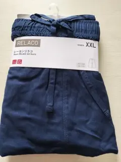 ユニクロ　レーヨン　リラコ　69ネイビー　XXL　新品未使用タグ付き