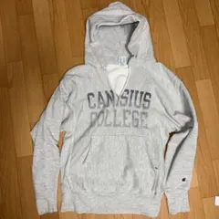 90年代タグChampion Reverse Weave グレー パーカー L