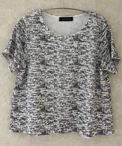 Jene Luxue（ジェネラグジェ) リボン編みのようなTシャツ
