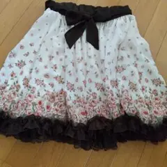 axesfemme フラワープリントミニスカート M