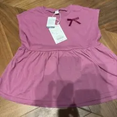 新品 アプレレクール　リボン付 Tシャツ 120