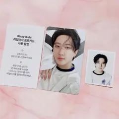 チャンビン　Stray Kids スキズ　トレカ　ID photo