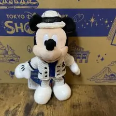 ミッキー クラブマウスビート ぬいぐるみバッジ 白ジャケ 東京ディズニーリゾート