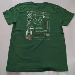 CHUMS グラフィック バックプリント Tシャツ グリーン Mのサムネイル