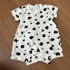 水玉模様ロンパース 95cm未満