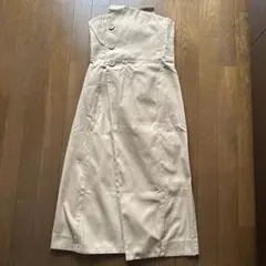 SENSE OF PLACE ベージュ ビスチェロングワンピース