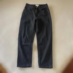 H&M スリムマムハイアンクルデニム　ハイウエスト　36 ダークグレー