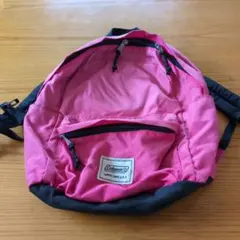 子どもサイズColeman ピンク黒リュック