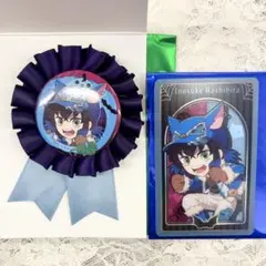 鬼滅の刃 ハロウィン コサージュ風バッジ メタリックカード 嘴平伊之助