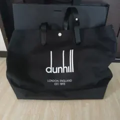 ドン様専用‼️dunhill 黒 キャンバストートバッグのサムネイル