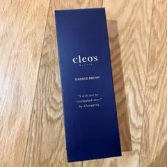 【新品未開封】　cleos 木製ヘアブラシ　パドルブラシ