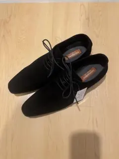 黒 スエード ドレスシューズ