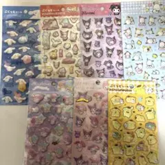 ★匿名発送★ぷくっとシール ★サンリオ★7種類セット売り