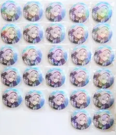 プロセカ KAITO グリッター缶バッジ 40C 特典 ワールドリンク 35点