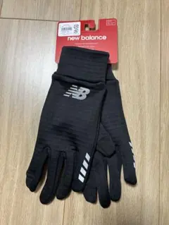 new balance ブラック手袋 S/M ニューバランス