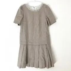 フォーマル　フォロー割♪ ジルスチュアート　ビジュー付き半袖ワンピース