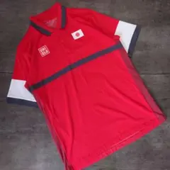 極美品 UNIQLO 錦織圭選手モデル テニスゲームシャツ ドライEXポロシャツのサムネイル