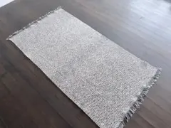 IKEA RORKAR ラグ　白黒　80x150cmのサムネイル