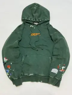 GALLERY DEPT. グリーン フード付きパーカー-L