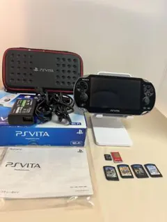 支*)様 PS Vita PCH-1100 ブラック ➕ダライアス バースト他3