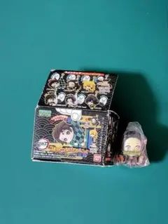 鬼滅の刃 禰豆子 竈門禰豆子 つまんでつなげてますこっと ストラップ アニメ