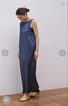 AKTE バックオープンサテンワンピースのサムネイル