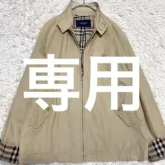 【美品✨】バーバリーロンドン ハリントンジャケット ノバチェック ベージュ M