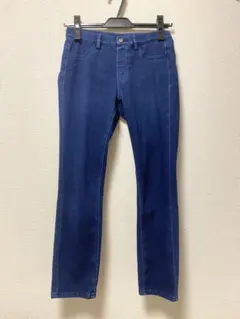 美品 ユニクロ デニムレギンスパンツ S クロップド丈