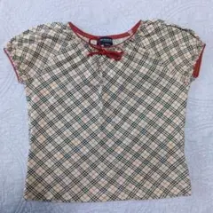 BURBERRYLONDON　バーバリー　 ノバチェック柄 Tシャツ 120Aのサムネイル